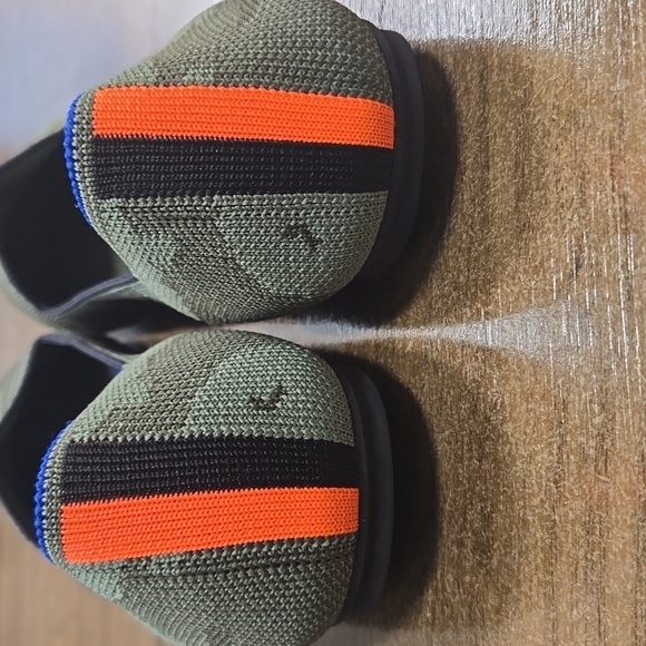 Rothy's The Loafer Classic Olive Green Camo Slip-On Flats Shoes-Size 12 - Picture 6 of 17